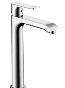 Baterie lavoar Hansgrohe Metris 200 ventil pop-up pentru lavoar tip bol crom