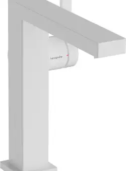 Baterie lavoar Hansgrohe Tecturis E 150 Fine CoolStart ventil click-clack alb mat