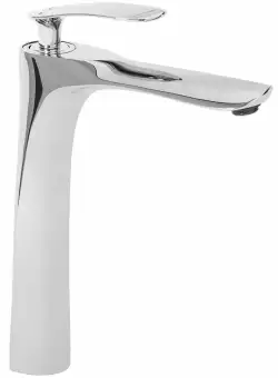 Baterie Orbit inalta argintie H29 cm