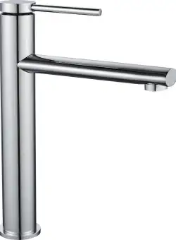 Baterie Oval inalta argintie H27 cm