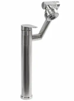 Baterie Paco inalta argintiu periat H31 cm