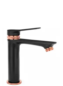 Baterie pentru baie Rea Viral Black Rose Gold Low