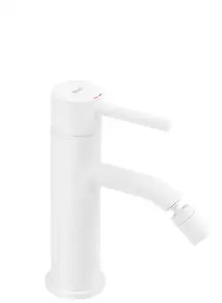 Baterie pentru bideu Lungo alb mat