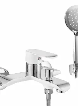 Baterie pentru cada Bloom alb/argintiu