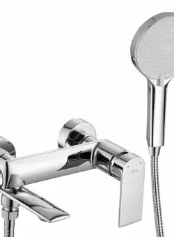 Baterie pentru cada Veneta argintiu