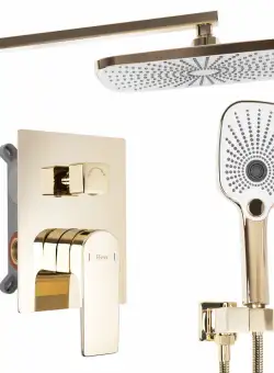 Baterie pentru dus Moby auriu