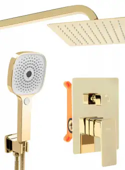 Baterie pentru dus Orix aurie