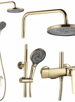 Baterie pentru dus Rebel auriu