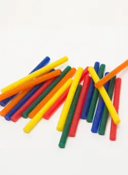 Baton termoadeziv - 7 mm - colorat