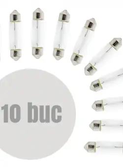 Bec auto C5W - 11x39mm 12V 5W - set de 10 - CARGUARD