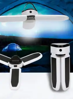 Bec solar led cu 3 brate, 5 moduri de iluminare IPX4 rezistent la apa