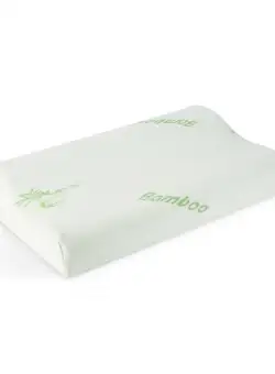 Bewello - Perna cu memorie, poliester-bambus - 50 x 30 x 10 cm