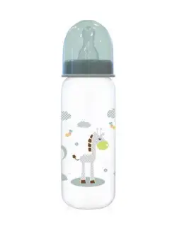 Biberon cu capac Lorelli, 0 luni+, 250 ml, Mint Green