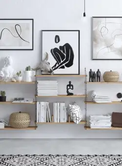 Biblioteca Dristor cu 9 Rafturi, Stejar, 216 x 85 x 20 cm