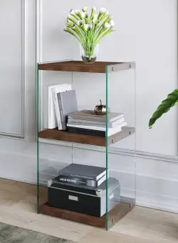 Biblioteca Niagara Dark Mini R300, Nuc, 35x80x40 cm