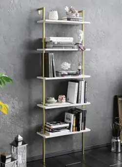 Biblioteca Paula, Alb, 22x174x60 cm