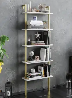 Biblioteca Piante, Alb, 22x174x60 cm