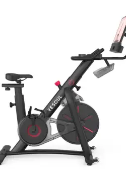 Bicicleta fitness YESOUL Spinning Bike Yesoul Spinning Bike G1M Plus, Black, Display 21.5”, Rezistenta magnetica, Soundbar
