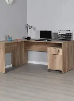 Birou Adore Rio Office, Interschimbabil, Masa de colt, 160 x 75 x 144 cm