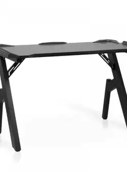 Birou Gaming cu iluminare LED OFF 300 negru