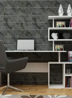 Birou Next cu rafturi, Alb, 160 x 135 x 40 cm