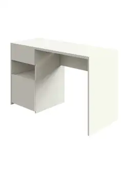 Birou Uno, 1 Sertar, 1 Usa, Alb, 120 x 55 x 75 cm
