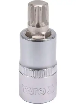 BIT SPLINE M12, CU ADAPTOR 1 2 , 55MM YATO