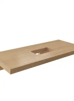 Blat pentru lavoar Ravak L 100x55x5cm stejar