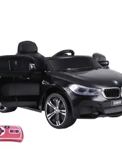 BMW masina electrica 6V cu telecomanda HOMCOM, neagra | Aosom RO