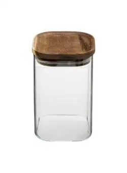 Borcan Cu Capac Wood 1L