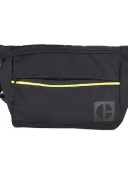 Borseta CATERPILLAR Code - Hex Parkour, material 420D hexagonal, buzunar cu fermoar (Negru)