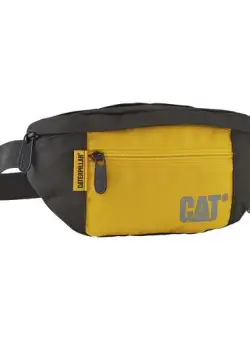 Borseta CATERPILLAR V Power, material 600D polyester, buzunar cu fermoar (Negru/Galben)