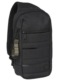 Borseta de umar CATERPILLAR Bizz Tools-Cross body, material 600D poliester, buzunar cu fermoar (Negru)