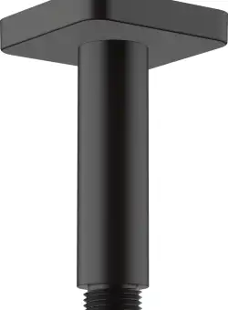 Brat de dus Hansgrohe Vernis Shape 100mm montare pe tavan negru mat