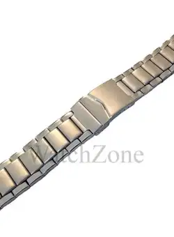 Bratara Ceas Otel Inoxidabil Argintiu cu Doua Nuante 