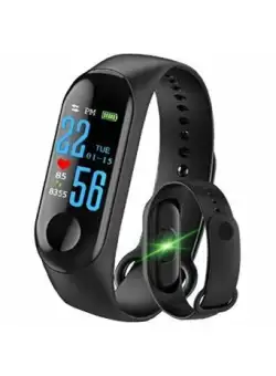  Bratara Fitnes,M3 Plus,Smartband, Bluetooth,Ritm Cardiac, Notificari Apeluri,Aplicatii,Calitate Premium