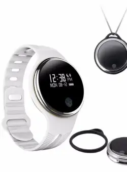 Bratara Fitness Smartband Bluetooth E07 Alb
