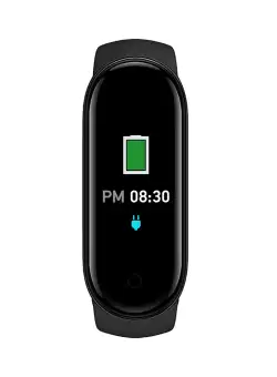 Bratara Fitness Techstar® M6, Ecran 0.96 inch inch, Bluetooth 4.2, IP66, Monitorizare Puls, Tensiune, Temperatura, Oxigen, Calitate Somn, Negru