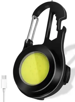 Breloc cu lanterna Q D910 LED COB multifunctional