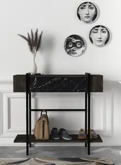 Bufet Lisbon - Marble, Marmură, 90x82x30 cm