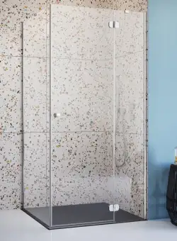 Cabina de dus dreptunghiulara Radaway Torrenta KDJ 90x100cm orientare dreapta profile crom
