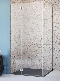 Cabina de dus patrata Radaway Torrenta KDJ 80x80cm orientare stanga profile crom