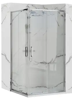 Cabina de dus Punto argintie 80x100 cm