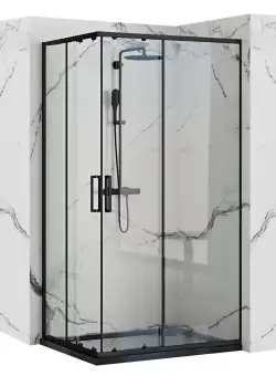 Cabina dus Punto negru - 80x100 cm