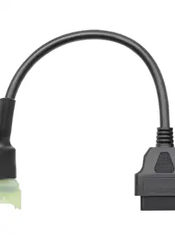 Cablu Adaptor De Diagnosticare Techstar® OBD2 Cu 4 Pini La 6 Pini Pentru Motociclete Honda