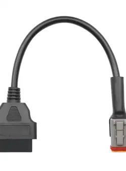 Cablu Adaptor De Diagnosticare Techstar® OBD2 Cu 6 Pini La 16 Pini Pentru Motociclete Harley Davidson