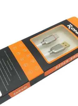 Cablu Date si Incarcare RONPIN Type-C Cablu Alb C219