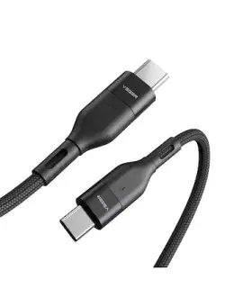 Cablu date si Incarcare, USB Type-C la USB Type-C, 3A, 1.2m, Negru