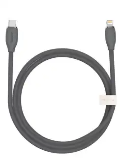 Cablu de date rapid BASEUS Jelly USB-C la Lightning 20W 2m (negru) CAGD020101