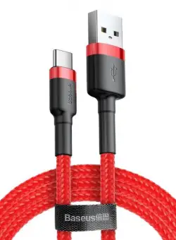 Cablu de date USB-C BASEUS 2A 2m (rosu) CATKLF-C09